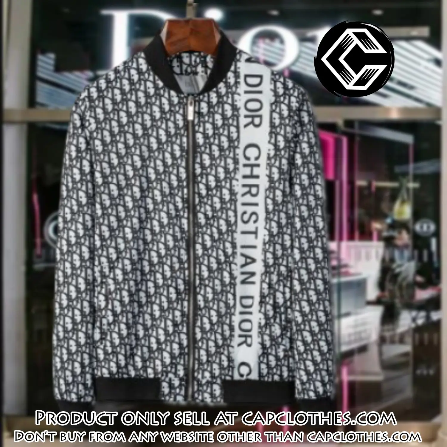 Dior luxury brand varsity zipper jacket vst1074 cc1528096